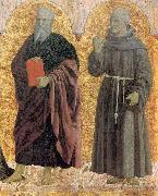Piero della Francesca Polyptych of the Misericordia: Sts Andrew and Bernardino oil